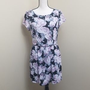 Trixxi Three Pink Hearts Mini Dress Size 13